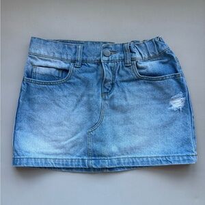 Denim Blue Kids Skirt